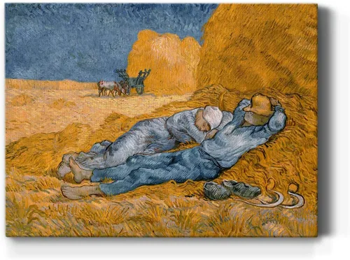 Miniatura 24 de Renditions Gallery Vincent Van Gogh Impreso Flores de almendra, famosa reproducción de pintura, lienzo de alta calidad envuelto en galería, listo