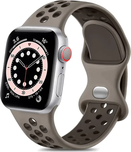 Miniatura 23 de Lerobo - Bandas deportivas compatibles con Apple Watch Band de 40 mm, 41 mm, 38 mm y 42 mm para Series 11, 10 para mujeres y hombres, suaves bandas