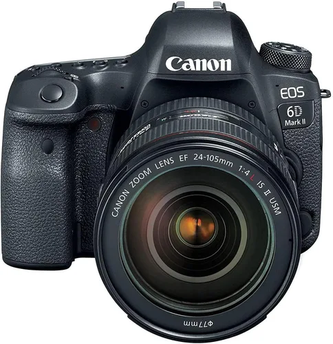 Miniatura 4 de Canon Cámara DSLR EOS 6D Mark II con lente f/4L II de 0.945-4.134 in (1897C009) + lente Canon EF de 1.969 in + tarjeta de memoria de 64 GB + kit