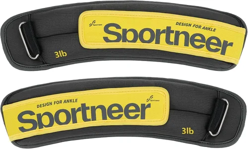 Miniatura 18 de Sportneer Pesas de tobillo de 0.5/1/2/3/5 libras, 1 par de pesas de muñeca y pierna para mujeres, hombres, niños y niños con correas ajustables