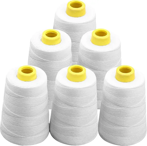 Miniatura 8 de Máquina de cierre de bolsas + 6 rollos de hilo de coser de carrete resistente