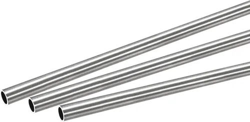 Miniatura 8 de uxcell Tubo redondo de acero inoxidable 304 0.197 in OD 0.024 in espesor de pared 9.843 in longitud 3 piezas