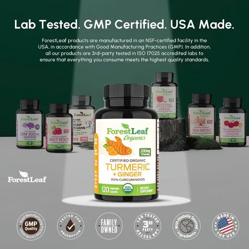 Miniatura 7 de Suplemento de cúrcuma extra fuerte de 2265 mg – Suplemento de curcumina de cúrcuma con pimienta negra BioPerine – Suplementos tuméricos