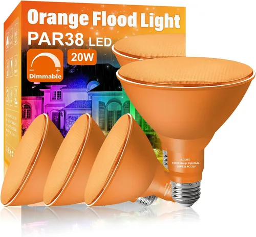 Miniatura 17 de PAR38 Bombillas LED de inundación para exteriores, paquete de 2 unidades, regulables 20 W (equivalente a 200 W) bombillas de inundación de base E26