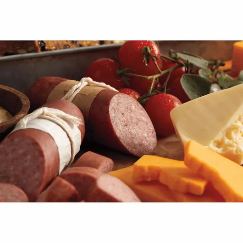 Miniatura 6 de 2 Cajas de Regalo Navideñas - The Wisconsin Cheeseman Combo de Carne y Queso - Con Salchichas de Verano Italiana, Original y de Ajo, Colby, Brick