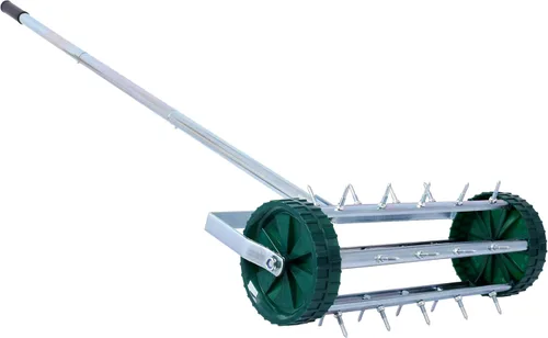 Miniatura 5 de SwingIt Aireador de césped con picos de 18 pulgadas para césped. Herramienta manual de alta resistencia, salud del suelo para jardín y patio