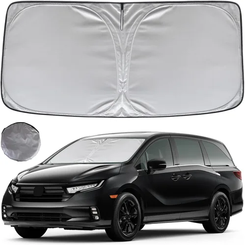Miniatura 31 de KAYZT Parasol para parabrisas para Honda Civic 2022-2025 11.ª generación, parasol plegable para ventana delantera, accesorios de ajuste personalizado