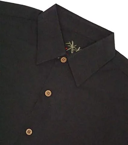 Miniatura 2 de Bamboo Cay Camisa de campamento de manga corta de ajuste relajado para hombre, Rojo