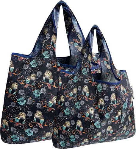 Miniatura 20 de allydrew Large Foldable Tote Nylon Reusable Grocery Bags