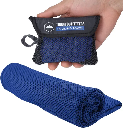 Miniatura 11 de Tough Outdoors Toallas de enfriamiento para cuello y cara, toalla de enfriamiento para el cuello para clima caliente, yoga, deportes, golf, sudor