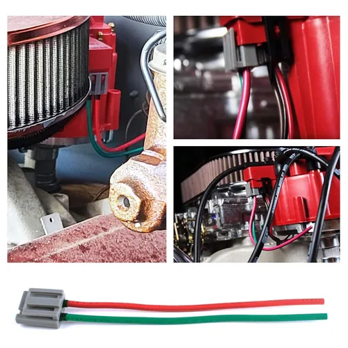 Miniatura 5 de Xislet HEI Distribuidor Arnés de cable de coleta tacómetro Coletas 12v Enchufe de conector de alimentación y tacómetro compatible con RV Chevy GM