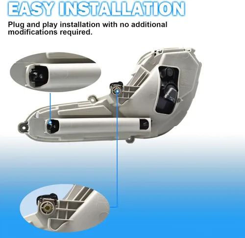 Miniatura 7 de Compatible con luces antiniebla Hyundai Accent 2012-2017 con DRL y intermitente, kit completo con interruptor y arnés (versión LED)