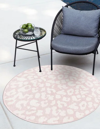 Miniatura 43 de Unique Loom Outdoor Safari Collection Alfombra de área - Leopardo (4 pies 1 pulgada x 6 pies 1 pulgada rectangular, gris claro/gris)
