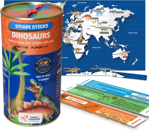 Miniatura 10 de Chalk and Chuckles Smart Sticks Países del Mundo, regalos para niños de 8 a 12 años, idea de regalo de aprendizaje genial para adolescentes y niñas