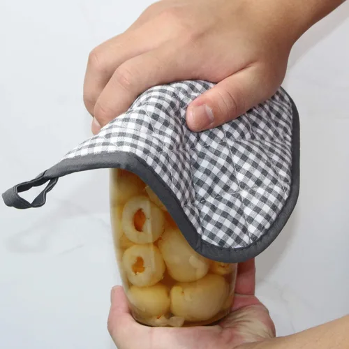 Miniatura 5 de 5 soportes para ollas para cocina, baches de algodón con gran resistencia al calor, almohadillas calientes, salvamanteles para cocinar y hornear