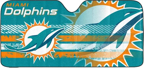 Miniatura 27 de Fanmats Parasol Solar Automático para Parabrisas de la NFL, Protector Solar Visera Solar Acordeón Tri-plegable para Almacenamiento 59" x 29.5