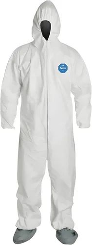 Miniatura 8 de DuPont Tyvek 400 TY122S - Overol protector desechable con capucha, botas