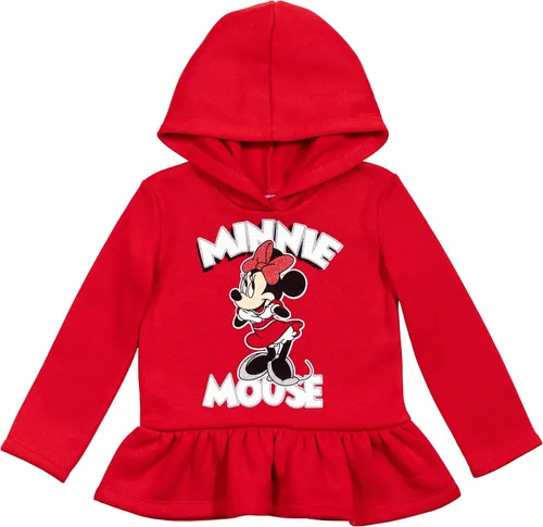 Miniatura 2 de Disney Minnie Mouse - Conjunto de sudadera con capucha y leggings de forro polar para niñas