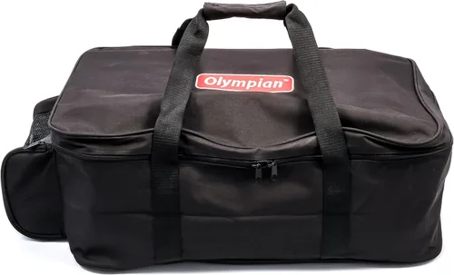 Camco Olympian 5500 - Parrilla de gas propano portátil, de acero inoxidable, con soporte de montaje para remolque y patas plegables para uso en mesa