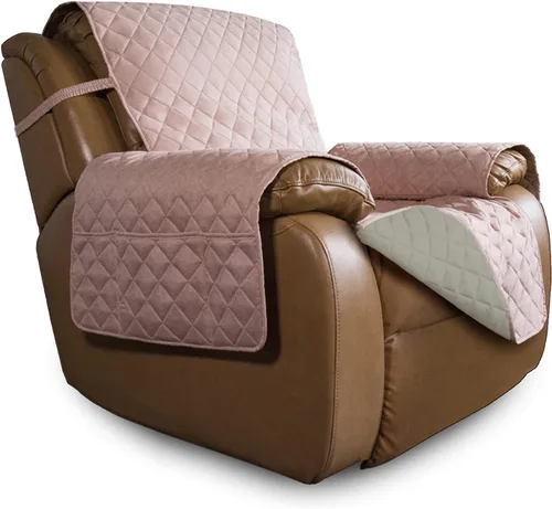 Miniatura 193 de Easy-Going - Funda para sofá, futón y sillón sin reposabrazos, reversible, resistente al agua, para mascotas y niños (azul oscuro/azul claro)