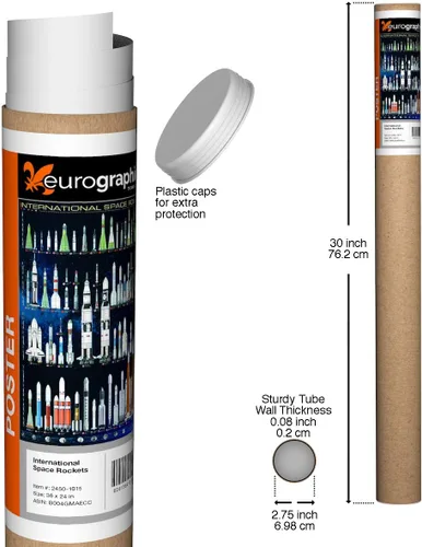 Miniatura 3 de Cohetes Espaciales Internacionales, póster de 36 x 24 pulgadas por Eurographics