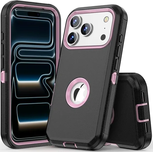 Miniatura 14 de COOYA Funda para iPhone Air de Protección Completa del Cuerpo contra Caídas, Funda Resistente a Prueba de Golpes de 3 Capas, Híbrida de Servicio
