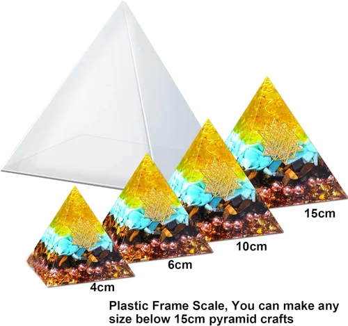 Miniatura 4 de Molde de resina de pirámide grande, molde de pirámide grande para resina pirámide de silicona, molde de fundición de resina epoxi para manualidades