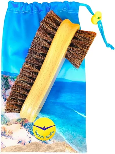 Cepillo removedor de arena de doble cara para playa, cepillo de arena 2 en 1 para pies y equipo, accesorios de playa, limpiador de arena de tamaño