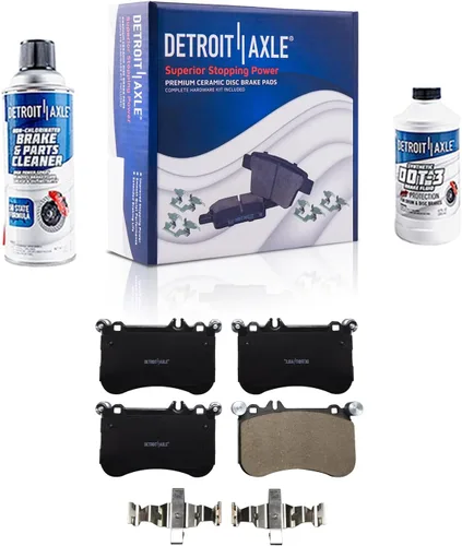 Miniatura 92 de Detroit Axle - Pastillas de freno traseras para Honda Odyssey 2011-2017 Pilot 2007-2013 MDX 2010-2013 ZDX 2010-2013 Pastillas de freno de cerámica