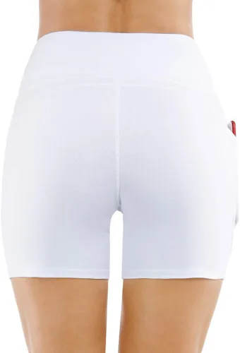 Miniatura 5 de THE GYM PEOPLE - Pantalones cortos de yoga para mujer, con cintura alta, control de abdomen y bolsillos profundos, para gimnasia, entrenamiento