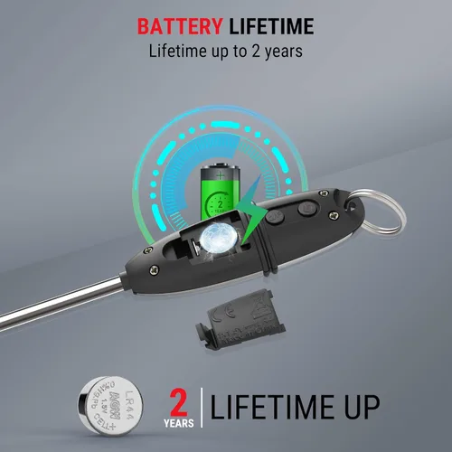 Miniatura 4 de ThermoPro TP02S - Termómetro digital de lectura instantánea para carne, con sonda súper larga para parrilla, cocina, masa madre, líquidos, aceite