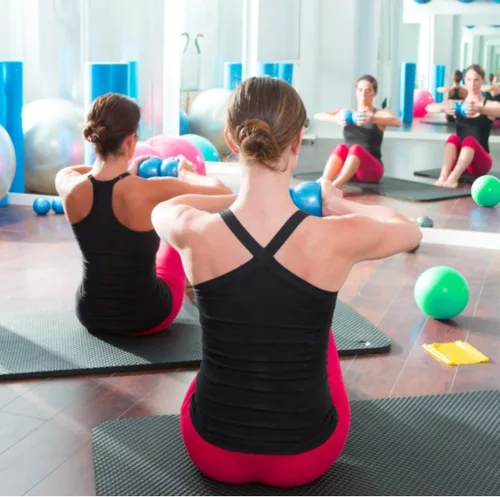 Miniatura 9 de Yes4All - Bolas de tonificación con peso para ejercicio, bolas medicinales suaves para ejercicio, pilates, yoga, equilibrio, flexibilidad, 2-10 C.