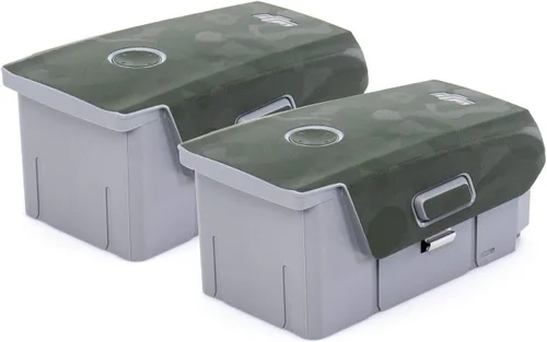 Miniatura 2 de Wrapgrade Funda compatible con DJI Mavic Air 2 y Air 2S 2 baterías (Airforce Silver)