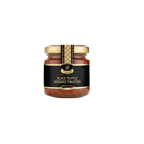 Miniatura 3 de La Rustichella - Juego esencial de bruschetta de trufa italiana - Espárragos de trufa blanca para untar de 3.2 onzas, tomates secos con trufa negra