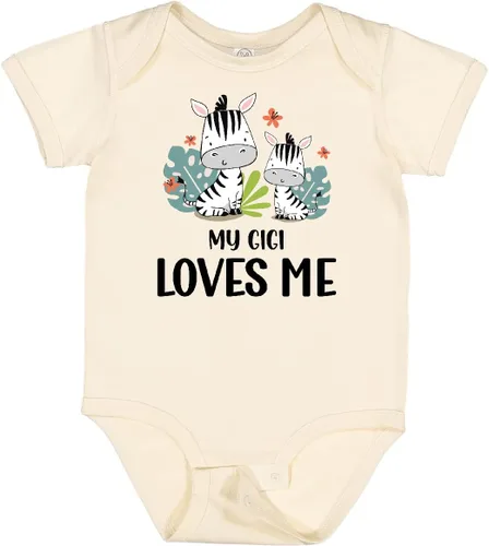 Miniatura 10 de inktastic Body para bebé Zebra My Gigi Loves Me