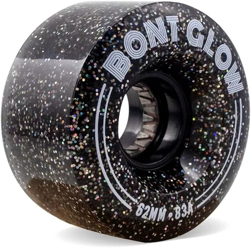 Miniatura 7 de Bont Ruedas de patinaje LED para exteriores con luz brillante, 2.441 x 1.378 in, 83 A, paquete de 4, para patinaje de calle y recreativo