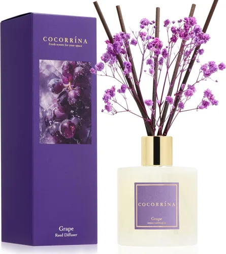 Miniatura 47 de Cocorrína Juego de difusor de varillas - Difusor perfumado de rosa satinada con varillas para el hogar, difusor de varillas para decoración