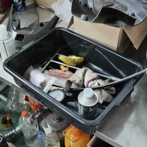 Miniatura 4 de Caja de autobús de plástico comercial, tina de autobús, juego de 3