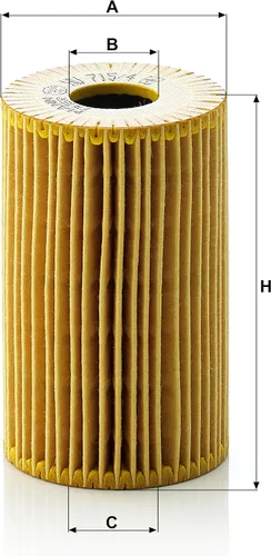 Miniatura 4 de Mann Filter HU 715/4 x Cartucho de Repuesto de Filtro de Aceite con Junta de Tapón de Drenaje de Aceite Compatible con BMW 318i (1996-1999), 318i