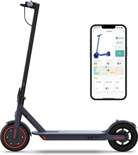 Miniatura 22 de MAXSHOT Scooter eléctrico para adultos, neumáticos de 8.5/10/14 pulgadas, 19/22 mph, motor de 350 W/500 W, rango de 21-28 millas, plegable con doble