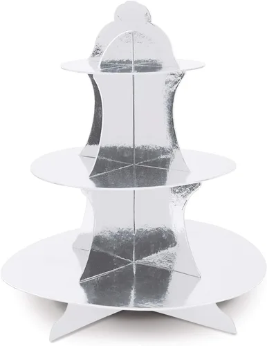 Miniatura 2 de Beistle Soporte metálico dorado para cupcakes