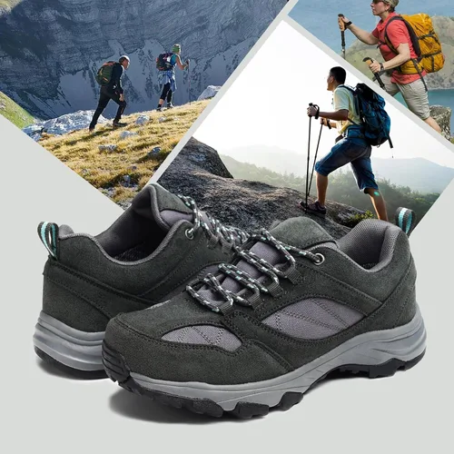 Miniatura 5 de COTTIMO Zapatos de senderismo para mujer, impermeables, cómodos, ligeros, antideslizantes, transpirables, para trabajo al aire libre