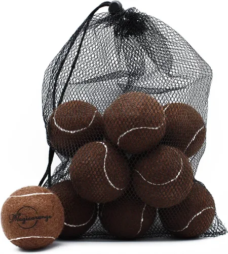 Miniatura 18 de Magicorange Pelotas de tenis, paquete de 12 pelotas de tenis de entrenamiento avanzado, pelotas de práctica, vienen con bolsa de malla para un fácil
