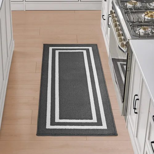 Miniatura 73 de Nautica Alfombra de pasillo Alfombras de interior para pasillos y entradas Alfombra antideslizante y antideslizante para puerta de entrada