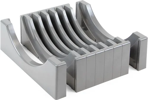 Miniatura 5 de Emuca - Organizador de platos para muebles con capacidad para 13 platos, plástico gris, plástico
