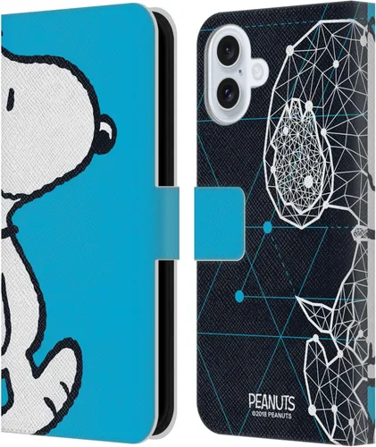 Miniatura 95 de Head Case Designs Funda de piel con licencia oficial de Peanuts Snoopy & Woodstock Balloon Halfs and Laughs para Apple iPhone 7/8/SE 2020 y 2022