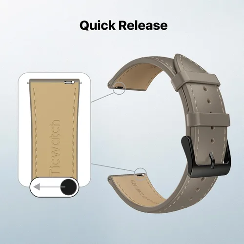 Miniatura 5 de Ticwatch Pro 5 - Correa de repuesto para reloj inteligente de 0.945 in de ancho, correa de reloj original de liberación rápida, solo para reloj Pro