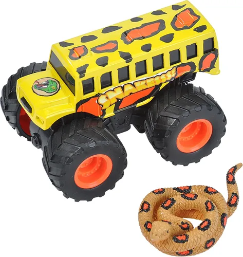 Wild Republic Anaconda & Truck Adventure Playset, regalos para niños, juguete imaginativo, juego de 2 piezas, reptil, 4 pulgadas