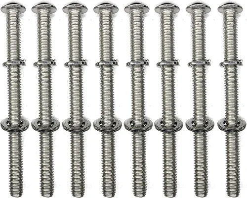 Miniatura 5 de Kit universal de accesorios para cabecero y estribo, tuercas y pernos de acero inoxidable 304 para marco de cama, cabecero y estribo