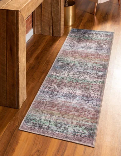 Miniatura 19 de Unique Loom Renaissance Collection - Alfombra rectangular de 2 x 3 pies 1 pulgada, color azul y verde